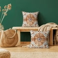thumbnail image 2 of Boho Pillow Covers 20x20 Inch Set of 2,Carpet Pattern Throw Pillows Case,Yellow Blue Ethnic Design Outdoor Decorative Square Linen Farmhouse Decor Cushion Covers for Home Sofa Bed Couch, 2 of 6