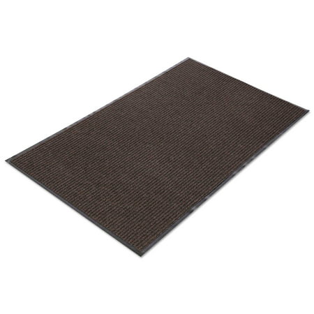 Crown Needle Rib Wipe & Scrape Mat, Polypropylene, 36 x 120, Brown