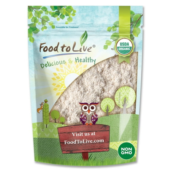 Organic Whole Grain Buckwheat Flour Blend, 0.5 Pounds — Raw, Vegan — by Food to Live