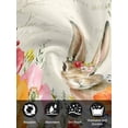 thumbnail image 7 of Bunny Easter Cloth Napkins Set of 4 Reusable Dinner Napkins, Pastoral Spring Floral Elegant Cocktail Napkin Washable Table Napkins for Wedding/Holiday Party/Baby Shower 20"x20", 7 of 7