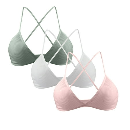 

3PCS Lady Bandeau Tube Top Cooling Wire-Free Bra