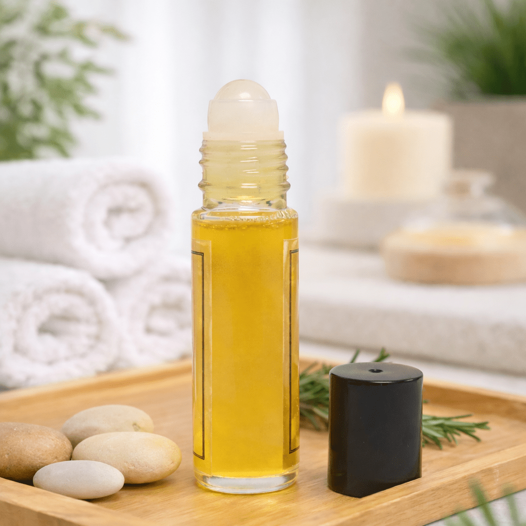 All Natural Patchouli Perfume Oil, 1.0 Oz Portable Roll-On Fragrance
