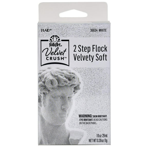 FolkArt Velvet Crush Flocking Kit-White