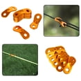 thumbnail image 3 of KONTONTY 40pcs Tent Rope Tighteners Clips Aluminum Alloy Buckles for Canopy and Outdoor Use, 3 of 7