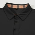 thumbnail image 5 of Mens Shirts Button Down Solid Color Short Sleeve Sleeve Mens Clothing, 5 of 7