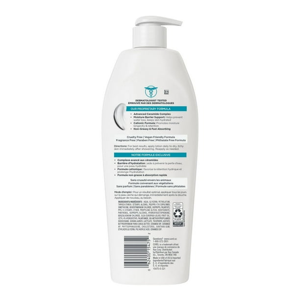 Curel® Itch Defense® Calming Lotion, Moisturizer for Dry, Itchy