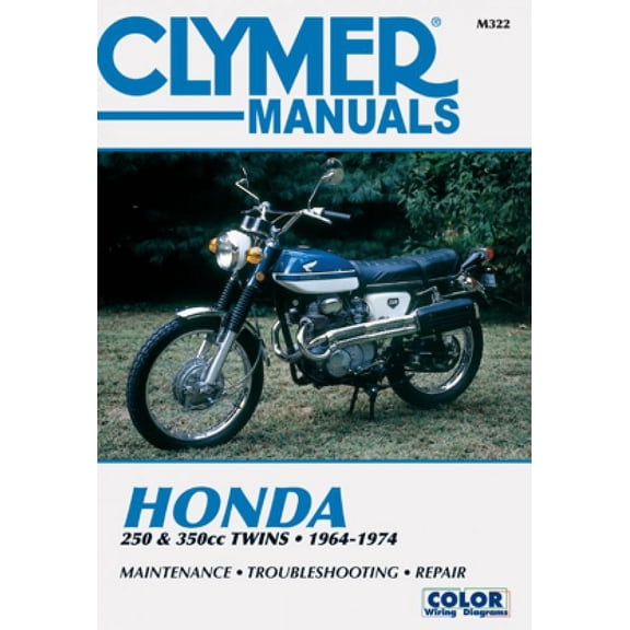 Honda 250 & 350 CC Twins Motorcycle (1964-1974) Service Repair Manual ^