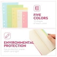 thumbnail image 4 of Zcyifa Colorful A6 Refill Paper, 6-Hole Punched, Ruled Inserts for Binder, 4 of 10