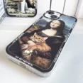 thumbnail image 4 of Funda de teléfono para iPhone, carcasa con diseño de gato divertido, Van Gogh, Gustav, Klimt, Mona Lisa, Edvard, Munch, The Scream, Hieronymus, Bosch, 4 of 5