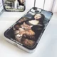 thumbnail image 4 of Funda de teléfono para iPhone, carcasa con diseño de gato divertido, Van Gogh, Gustav, Klimt, Mona Lisa, Edvard, Munch, The Scream, Hieronymus, Bosch, 4 of 5