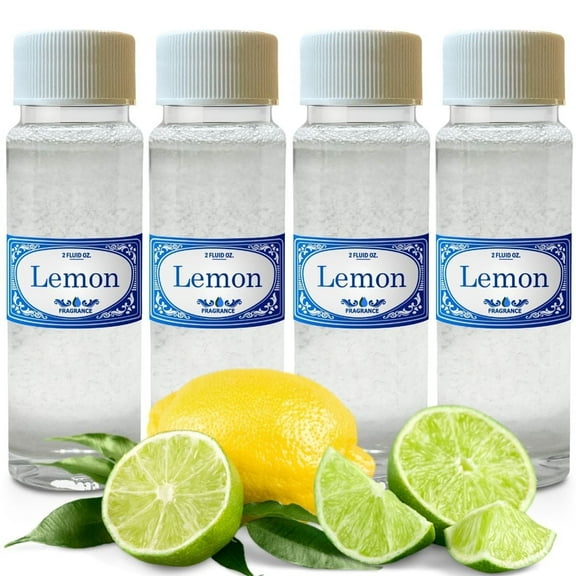 Lemon Rainbow Vacuum Fragrance 4 Pack 2.0 fl oz,  for Use in Water Vacuums