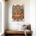thumbnail image 2 of Elephant Stock Kaleidoscope Cats Iv Wall Art - Vertical Canvas Wall Art - Living Room Wall Decor - Abstract Canvas - Orange And Yellow Decor By Louis Wain - 30" x 45", 2 of 8