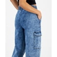 thumbnail image 3 of Vanilla Star HARDWIN Juniors' High-Rise Drawstring-Waist Cargo Pants, US X-Large, 3 of 4