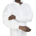 thumbnail image 5 of Contec CritiGear Adult Disposable Cleanroom Lab Coat White Large 10 Ct, 5 of 5