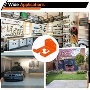 2 Pack Heavy Duty Grass Trimmer Wall Rack – Garage Weed Eater Hanger & Hedge Trimmer Mount, Wall-Mounted Garden Tool Organizer, Rust Resistant, Space-Saving Storage for Shed or Workshop
