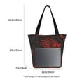 thumbnail image 3 of Disketp Red Dragon On Black Bolsa de Hombro Casual para Mujer, Bolso Cruzado para Compras, Viajes y Uso Diario, 3 of 6