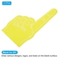 thumbnail image 3 of 18 Inch Foam Finger Number 1 DIY Blank Foam Hand Cheerleading for Athletics Sport Game Events, Yellow 3 Pack, 3 of 6