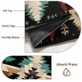 thumbnail image 6 of 5'x7' Area Rugs, Boho Brown Teal Red Indoor Outdoor Area Rug for Living Room Bedroom, Southwestern Geometric Abstract Vintage Washable Bathroom Rugs Kitchen Floor Carpet Mats Home Decor Aesthetic, 6 of 8