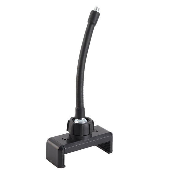 Suodoka LED Ring Light Phone Holder 1/4 Screw Plastic Metal Phone Clamp Stand for Live Streaming, 2.24-3.23 inches / 5.7-8.2 cm Adjustable Width, Black