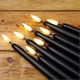 thumbnail image 5 of 6 Pack Black LED Taper Candles, Window Candles, Candle Lights, Long Candles, Battery Powered Candles(Battery Not Included), Electric Candles Window Li, 5 of 5