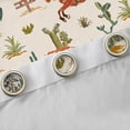 thumbnail image 4 of Castle Fairy Western Cowboy Blackout Curtains Set of 2 (52x84 Each),Cactus Window Curtains, 4 of 6