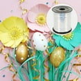 thumbnail image 2 of GAXIRE 1 Roll Silver Pvc Plastic Ribbon for present Packaging and Diy Crafts 9x9cm, 2 of 8