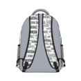 thumbnail image 3 of Baseball Words and Icons White Backpack for School, Cute School Bag with Adjustable Shoulder Straps and Padded Back, 15.3"x11"x6.7", 3 of 5
