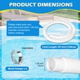 thumbnail image 2 of Manguera para Piscina Picatu de 1.25 cm de Diámetro y 150 cm de Largo, Paquete con 3 Piezas y Abrazaderas, 2 of 6