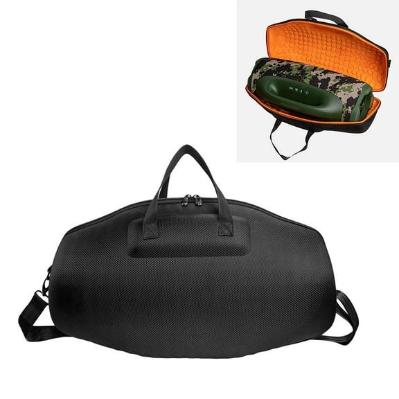 Travel Carrying Case for JBL Boombox 4 Speaker, Portable Hard EVA Carrying Tote Bag Protective Cover Speaker Case Dustproof Storage Bag with Shoulder Strap for Boombox 4 Accessories