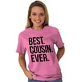 thumbnail image 3 of Best Cousin Ever Family Relatives Plus Size Crewneck Graphic Tee Shirt Brisco Brands 3X, 3 of 5