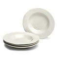 thumbnail image 2 of Portmeirion Sophie Conran Collection 9.75" Rimmed Soup Plates, Set of 4 - White, 2 of 7