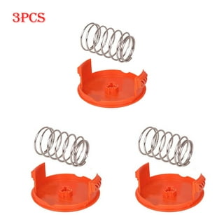 Bestdealing 4 Pack Trimmer Replacement Spool Cap for Black Decker Rc-100-p and Spring Cover Weed Eater Spool Bump Cover and Spring Weed Eater Cover