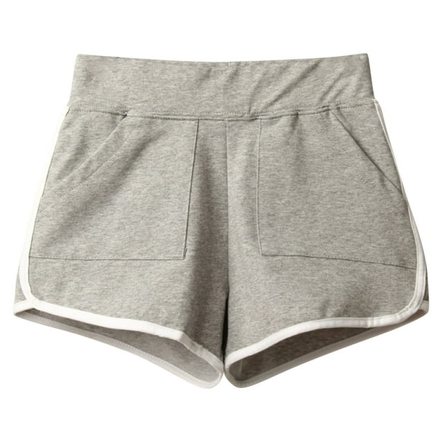 Timegard Shorts for Women 3pc Thin Loose Solid Color Athletic Casual Workout Running Shorts Summer