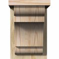 thumbnail image 2 of 8"W x 12"D x 12"H New Brighton Rough Sawn Corbel w/Backplate, Douglas Fir, 2 of 9