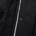 thumbnail image 6 of Women Long Winter Coat Thicken Fleece Lined Parka with Detachable Faux Fur Hood Warm Snap Button Zipper Puffer, 6 of 7
