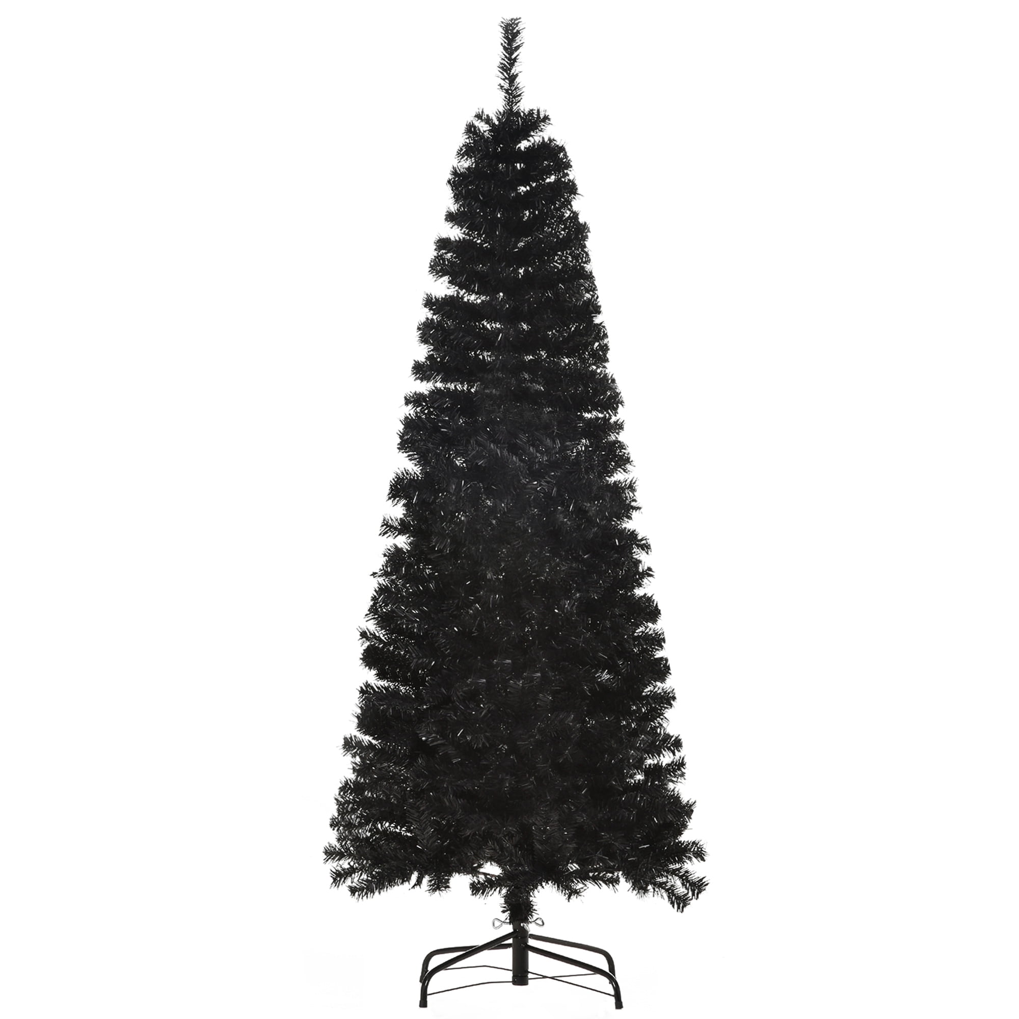 6' Unlit Fake Christmas Tree Holiday Halloween Decor w/ Stand