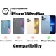 thumbnail image 5 of Compatible con iPhone 13 Pro Max Funda para mujeres/niñas, lindo diseño 3D de silicona suave a prueba de golpes con esquinas elevadas para iPhone 13 Pro Max (púrpura), 5 of 5