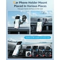 2023 MilitaryGrade Super Suction & Stable Universal Car Phone Mount