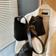 thumbnail image 4 of Crescent Bag Slouchy Hobo Mujer Gamuza Correa Ajustable Retro Bolso Con Asa Superior, 4 of 9