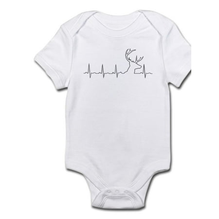 

CafePress - Hunting Heartbeat - Baby Light Bodysuit