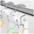 thumbnail image 2 of 2 Lb. DepotÂ Shower Curtain Rings Hooks, Rustproof Stainless Steel, Set of 12 for Shower Rods (Polished Chrome), 2 of 12
