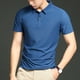 thumbnail image 2 of Precio Camisa polo de seda de hielo Camiseta de manga corta con solapa suelta de verano para hombre Camiseta de negocios de secado rápido, 2 of 5
