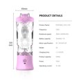 thumbnail image 4 of Exprimidor portátil, extractor de frutas recargable, accesorios de cocina (púrpura) Ehuebsd Libre de BPA, 4 of 7