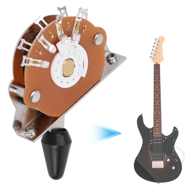Interruptor Selector De Pastilla De 5 Vías, Interruptor Selector De Pastilla Piezas De Guitarra Eléctrica Interruptor De Palanca De Guitarra De Repuesto Para Accesorios De Ccdes Otros