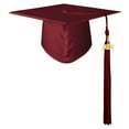 thumbnail image 2 of Soumake Adult Graduation Hat With Tassel Solid Color Non-Fading High School Bachelor Graduation Hat Cosplay Prop Household, 2 of 7