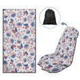 thumbnail image 5 of Uorisanigo Car Seat Cover Protector Universal Fit Most Cars Women Men Easy to Install American Flag Butterfly Sweat Towel Seat Covers Bucket Fit Beach Swimming Outdoor Sports, 5 of 8