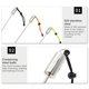 thumbnail image 4 of Toystoory Palo de buceo Seguridad Durable Puntero Accesorios Accesorios para deportes acuáticos Rod Shaker Equipo para Diver Clear Deportes acuáticos No.1, 4 of 5