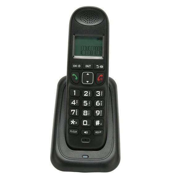 Teléfono Inalámbrico, Manos Libres US EE. Uu. 100-240V Teléfono Inalámbrico Digital Con Luz de Fondo Lcd Para El Hogar