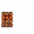 thumbnail image 3 of HomeDM Christmas Balls 48Pcs Orange Shatterproof Ornaments Balls 3cm/1.18" Christmas Tree Hanging Pendant for Holiday Wedding Party Home Decor, 3 of 5