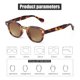 thumbnail image 5 of Gafas de sol retro ADE WU redondas vintage 46 mm para mujer y hombre, 5 of 6
